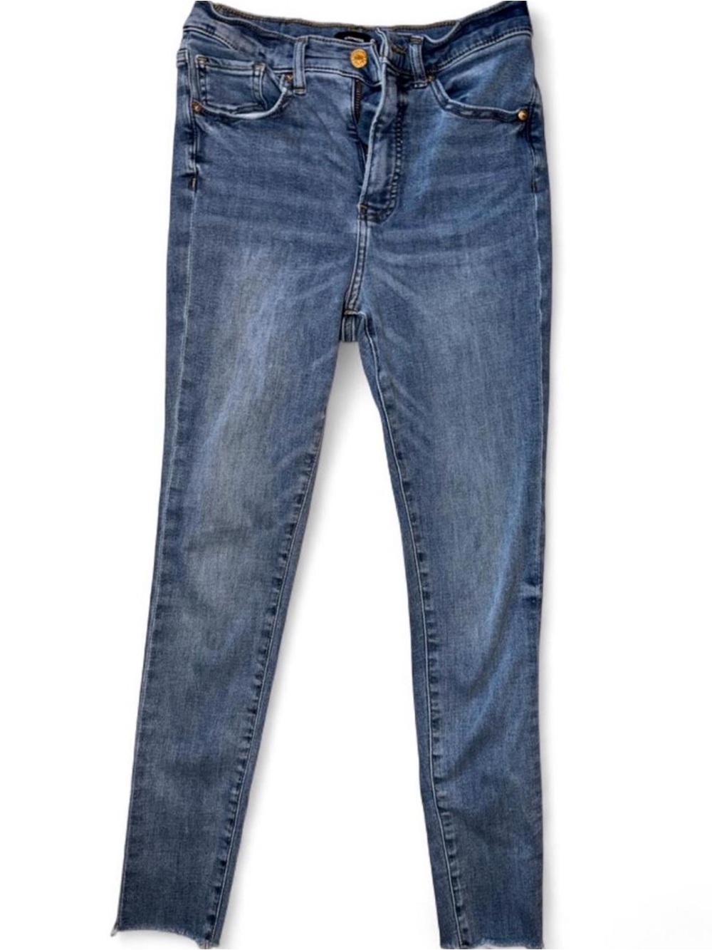 Express Women's Skinny Jeans - Medium Blue